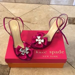 Kate spade satin heels